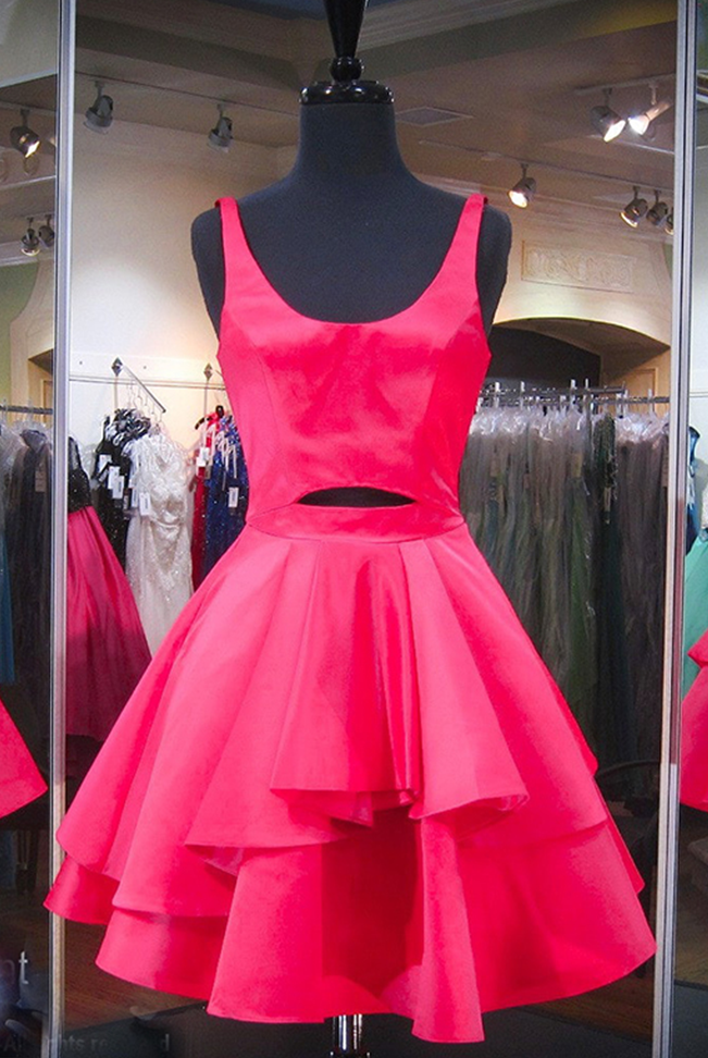 Hot Pink Short Dress On Hanger